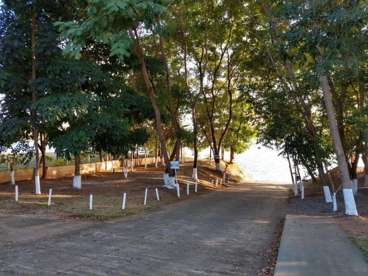 Enseada Nautico Apart Flat I Vista Para O Lago Corumba Caldas Novas Eksteriør bilde