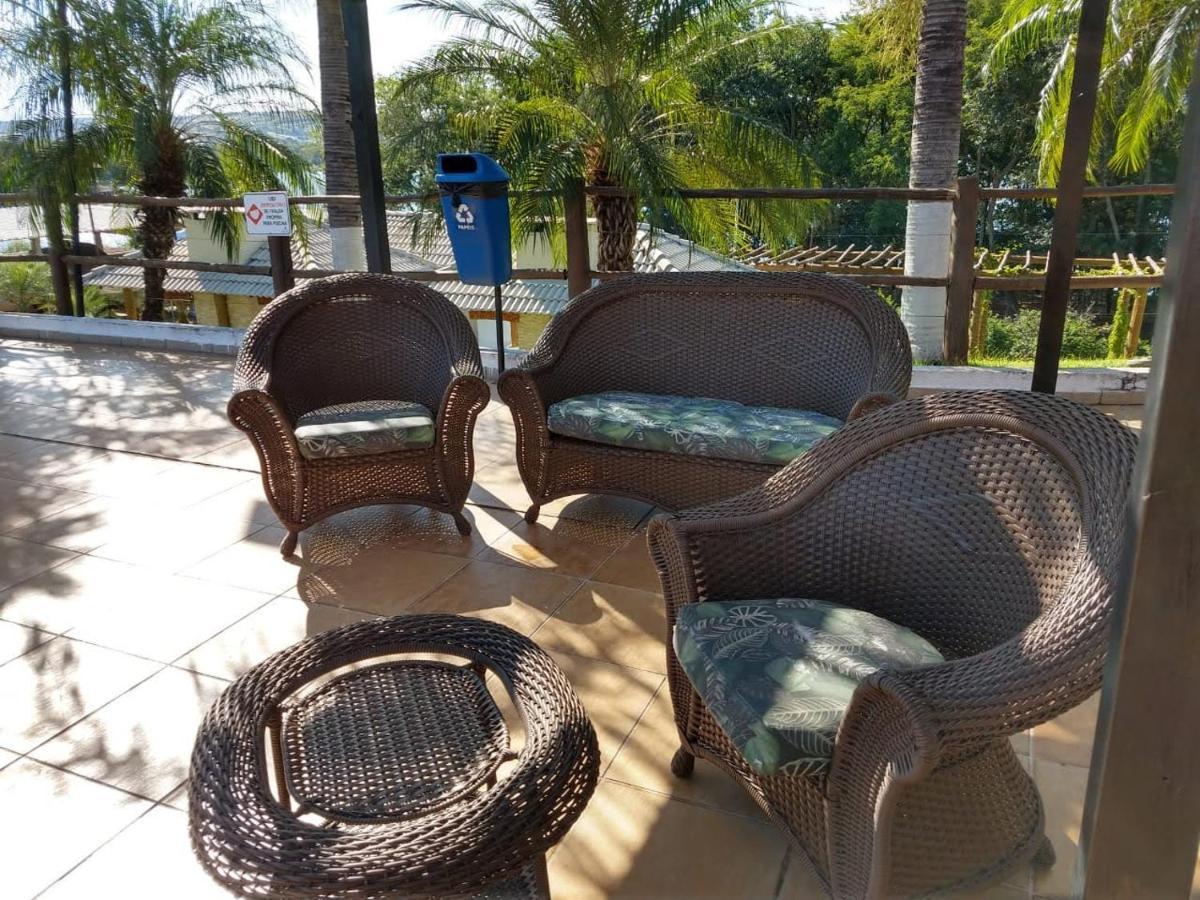 Enseada Nautico Apart Flat I Vista Para O Lago Corumba Caldas Novas Eksteriør bilde